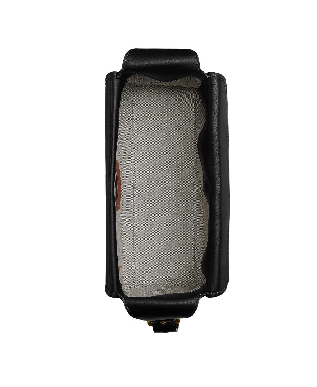 Coach Leather Turn-Lock Large Shoulder Bag