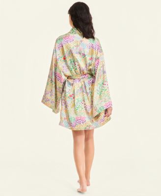 Flower Show Women's Flower Field Print Robe & Flower Field Print Pajamas Set