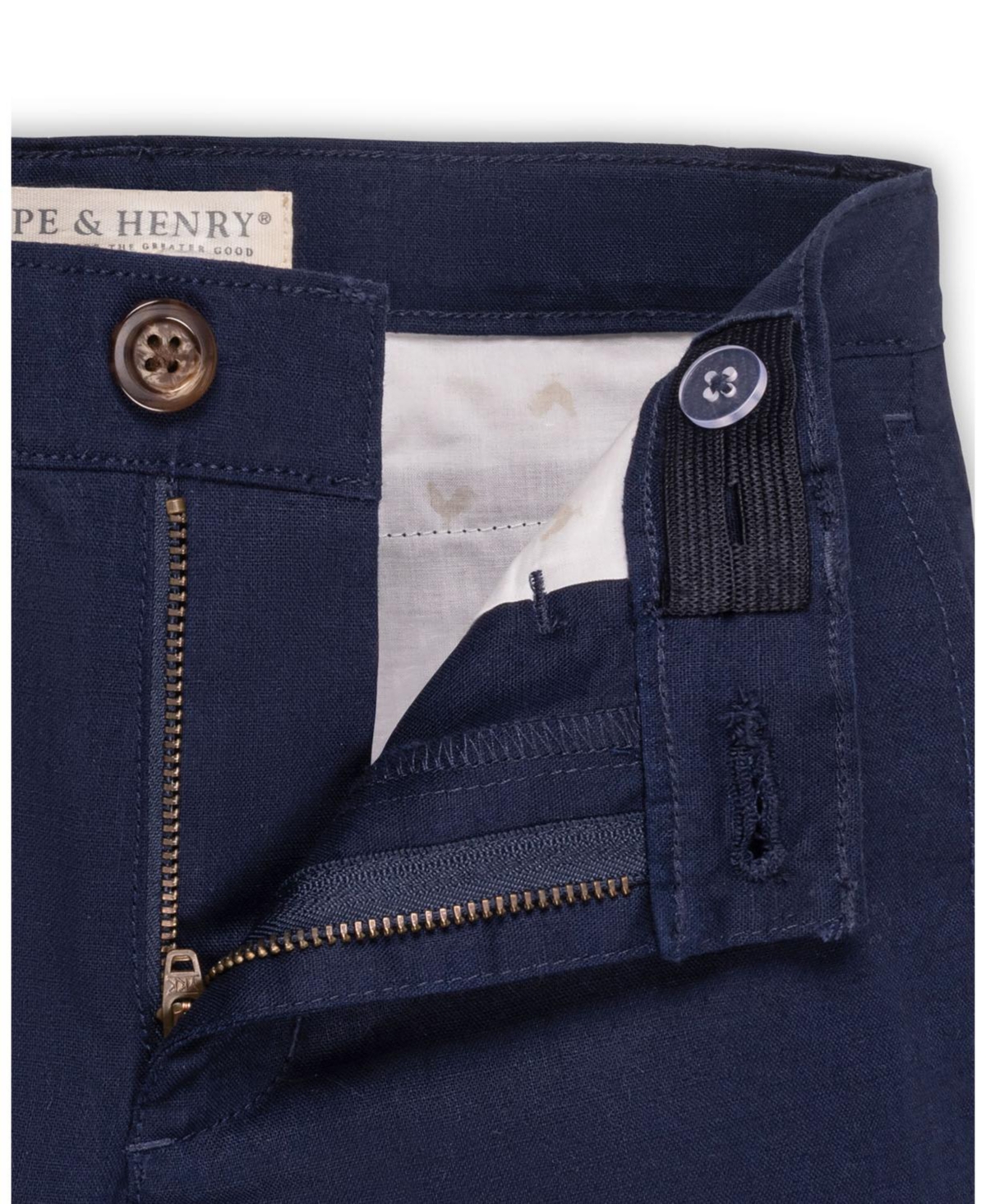 Hope & Henry Toddler Boys Linen Suit Pant