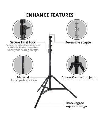 FJ800 800W Bi-Color Strobe, Bundle with FJ ProMax Extra Battery and 9.5' Light Stand