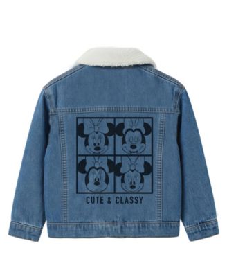 Girls' 2T-6X Minnie Mouse Denim Jacket