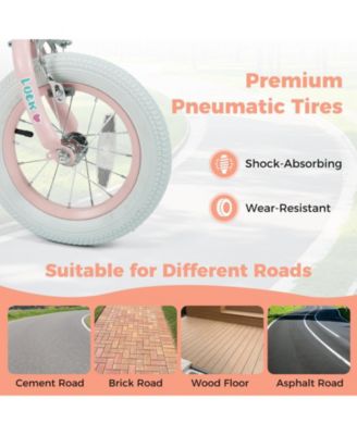 Kids Bike Adjustable for 3-8 Years Old Children - Stars & Moon