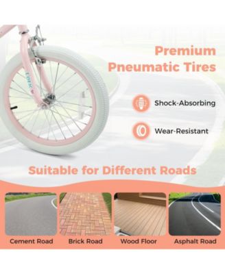 Kids Bike Adjustable for 3-8 Years Old Children - Stars & Moon