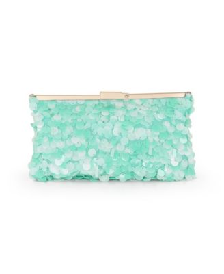 Women's Briar Mixed Sequin Hinged Frame Clutch