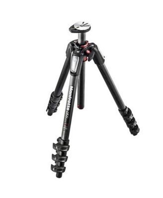 055 4-Section Carbon Fiber Tripod with Horizontal Column