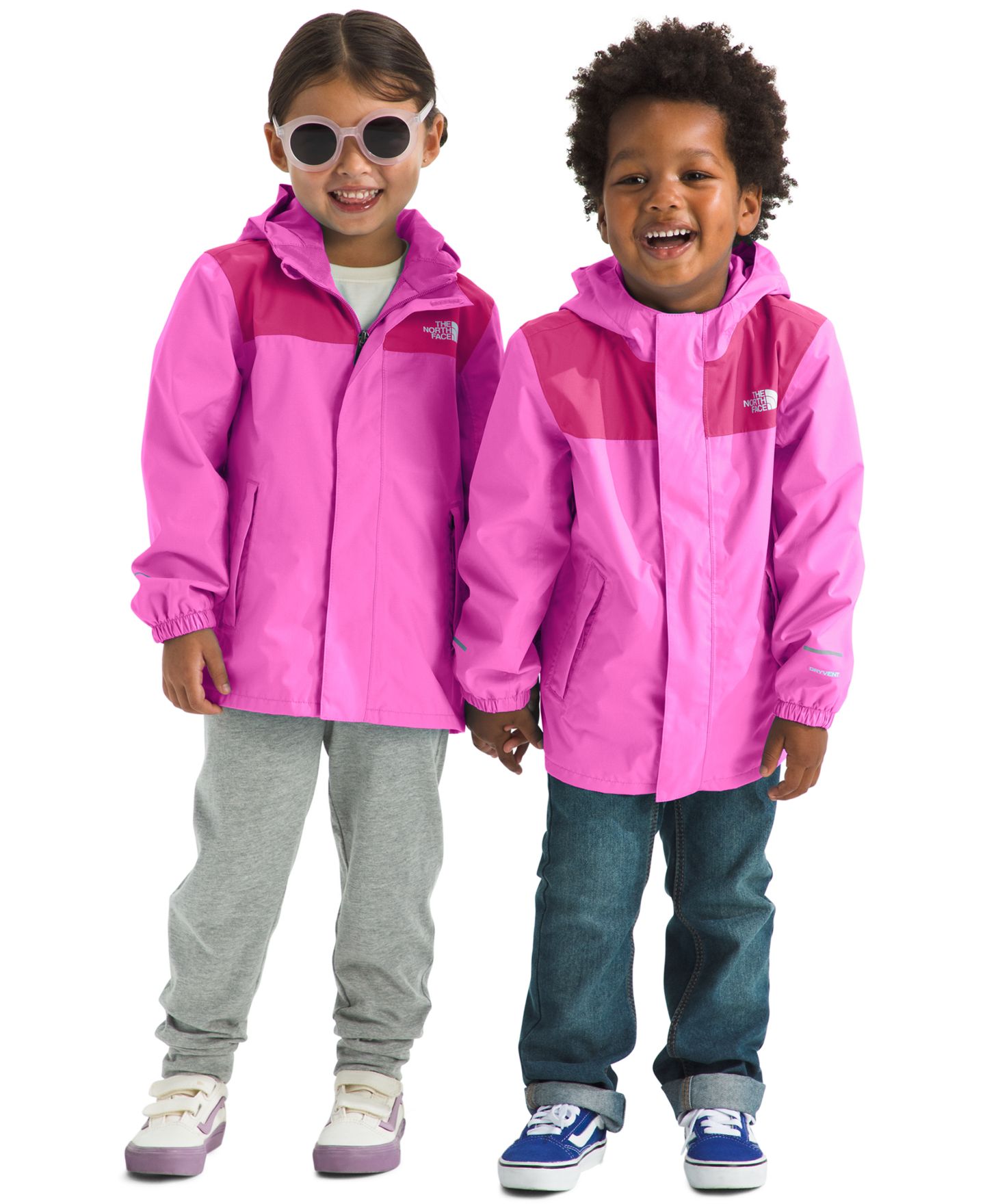 Детская куртка-дождевик The North Face Antora с капюшоном, 2T-7, цвет: Фиолетовый / Фуксия — фото 1