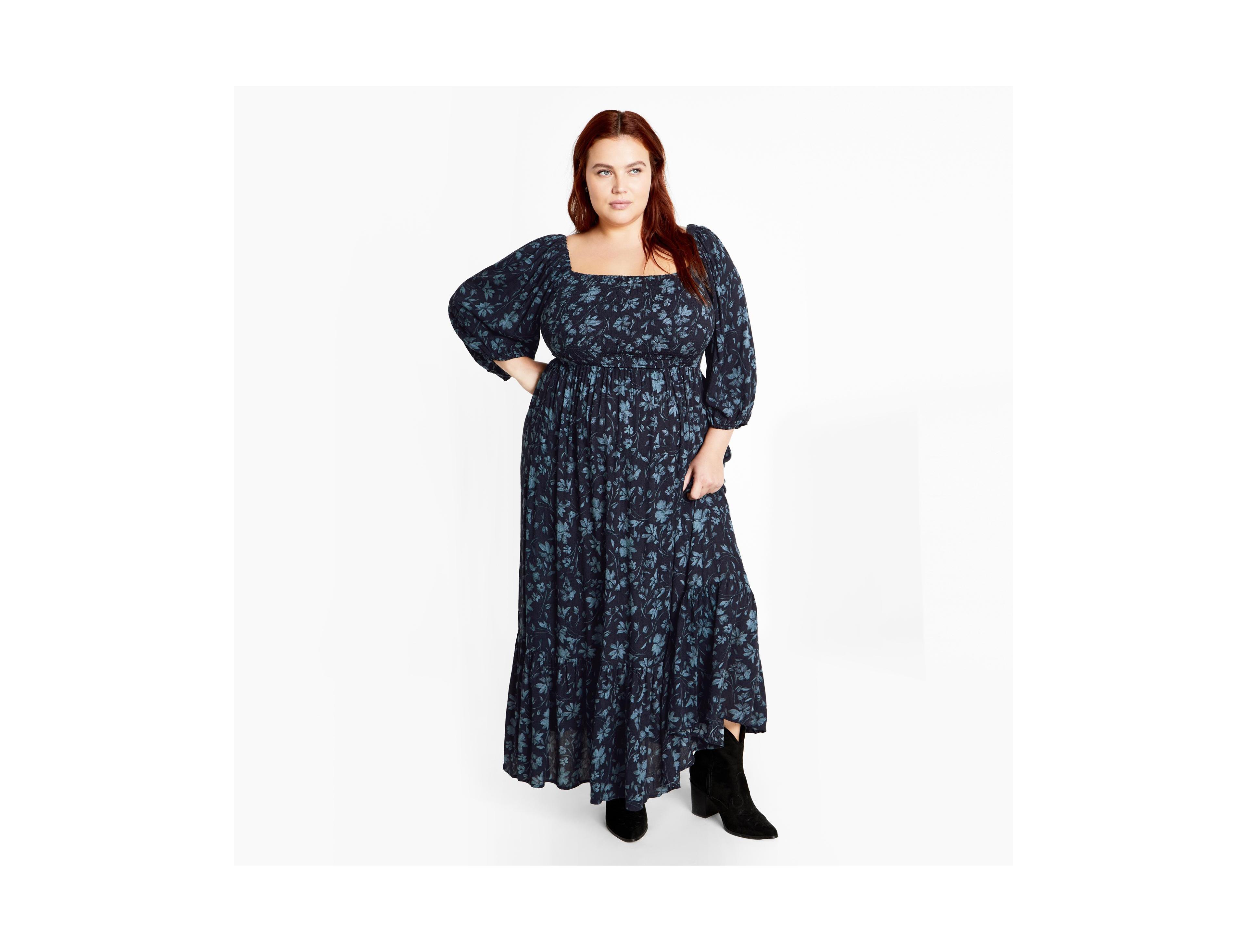 City Chic Women's Kaylee Print Maxi Dress