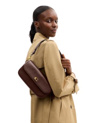 Brook Small Leather Flap Chain Bag 