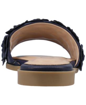 Women's Azalea Floral Slide Flat Sandals