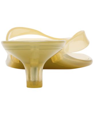 Women's Tracie-J Kitten-Heel Jelly Thong Sandals