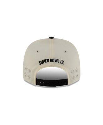 Men's Cream/Black Seattle Seahawks Super Bowl LX Champions Locker Room 9SEVENTY Adjustable Hat