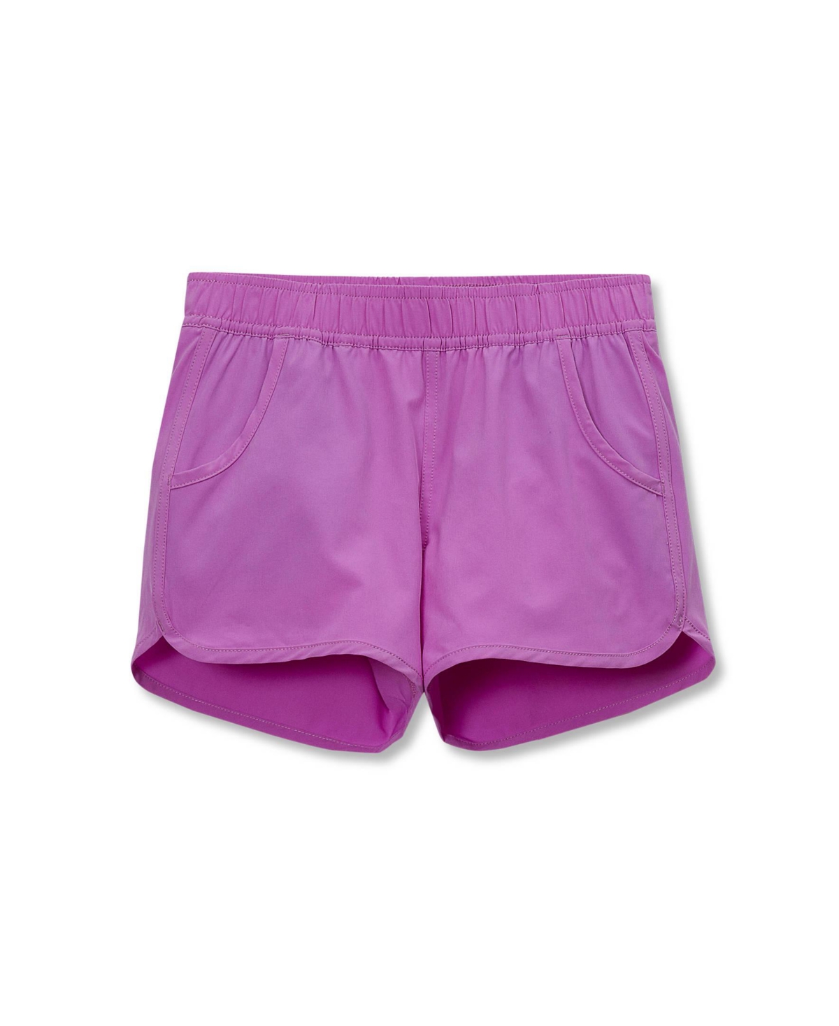 Lands' End Girls Chlorine Resistant Magic Print Board Swimsuit Shorts