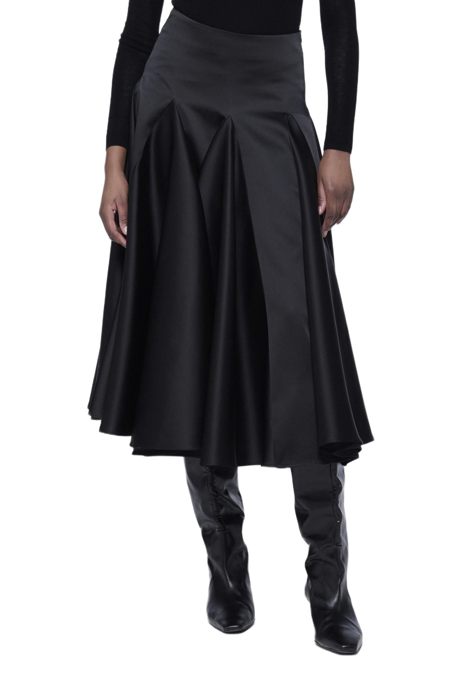 Women's Flared Godet Skirt