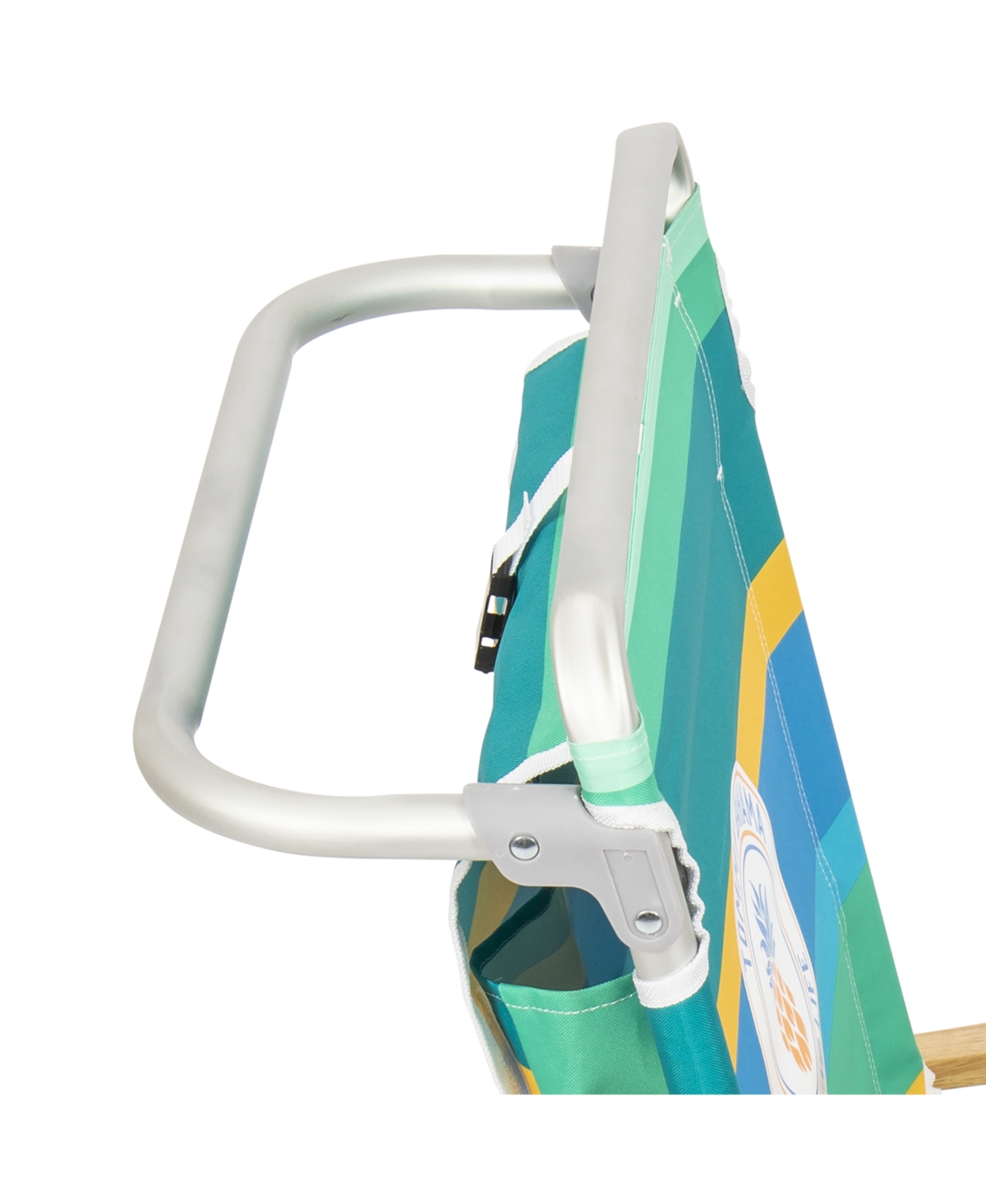 Tommy Bahama 5-Position Classic Lay Flat Backpack Cooler and Cup Holder Beach Chair, Portable Folding Beach Chair for Tanning, 2-Pack, Stripe