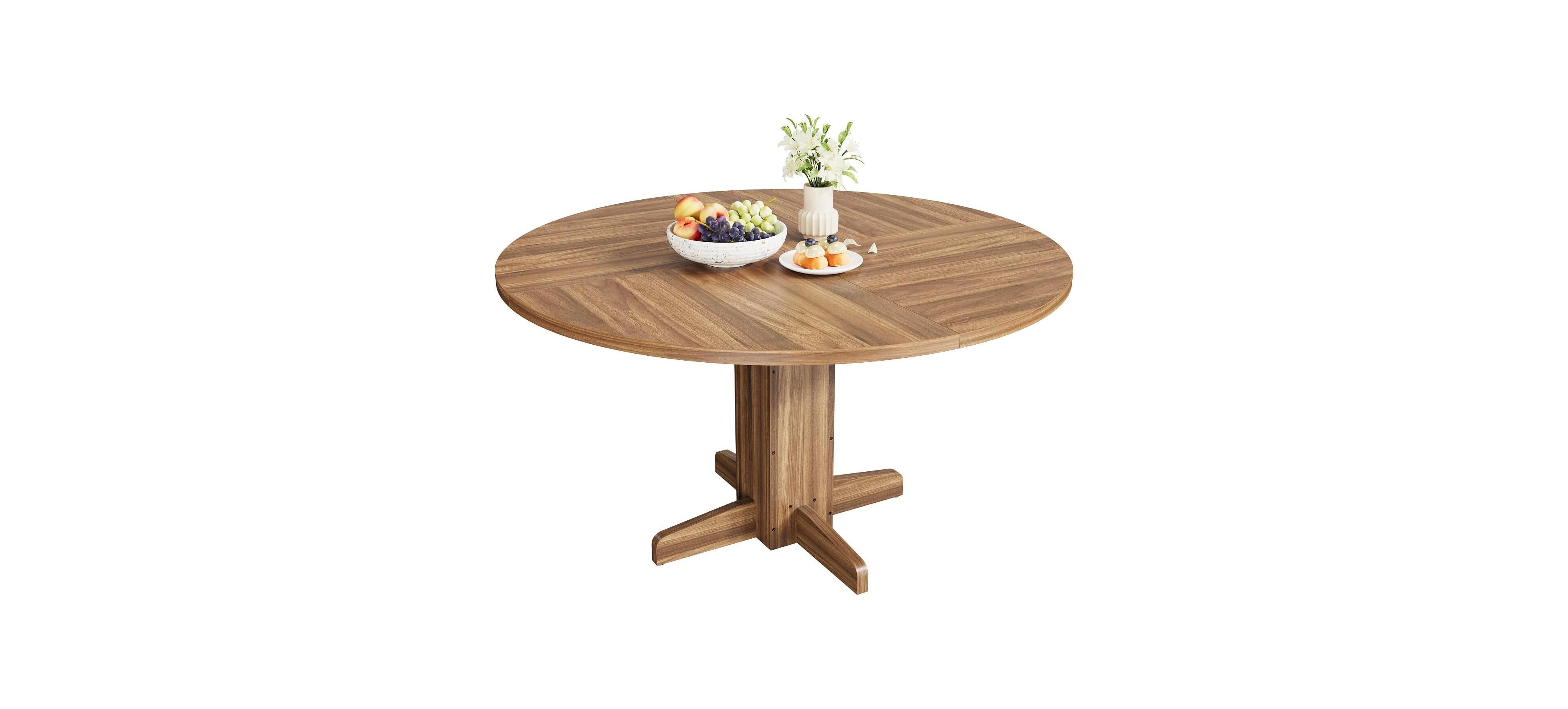 Gaomon Kitchen Table Round Dining Table for 4 Round Dinner Table Farmhouse
