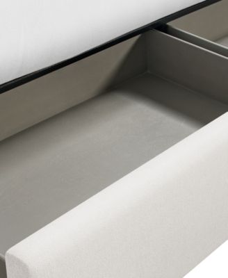 Morgan King Upholstered Storage Bed