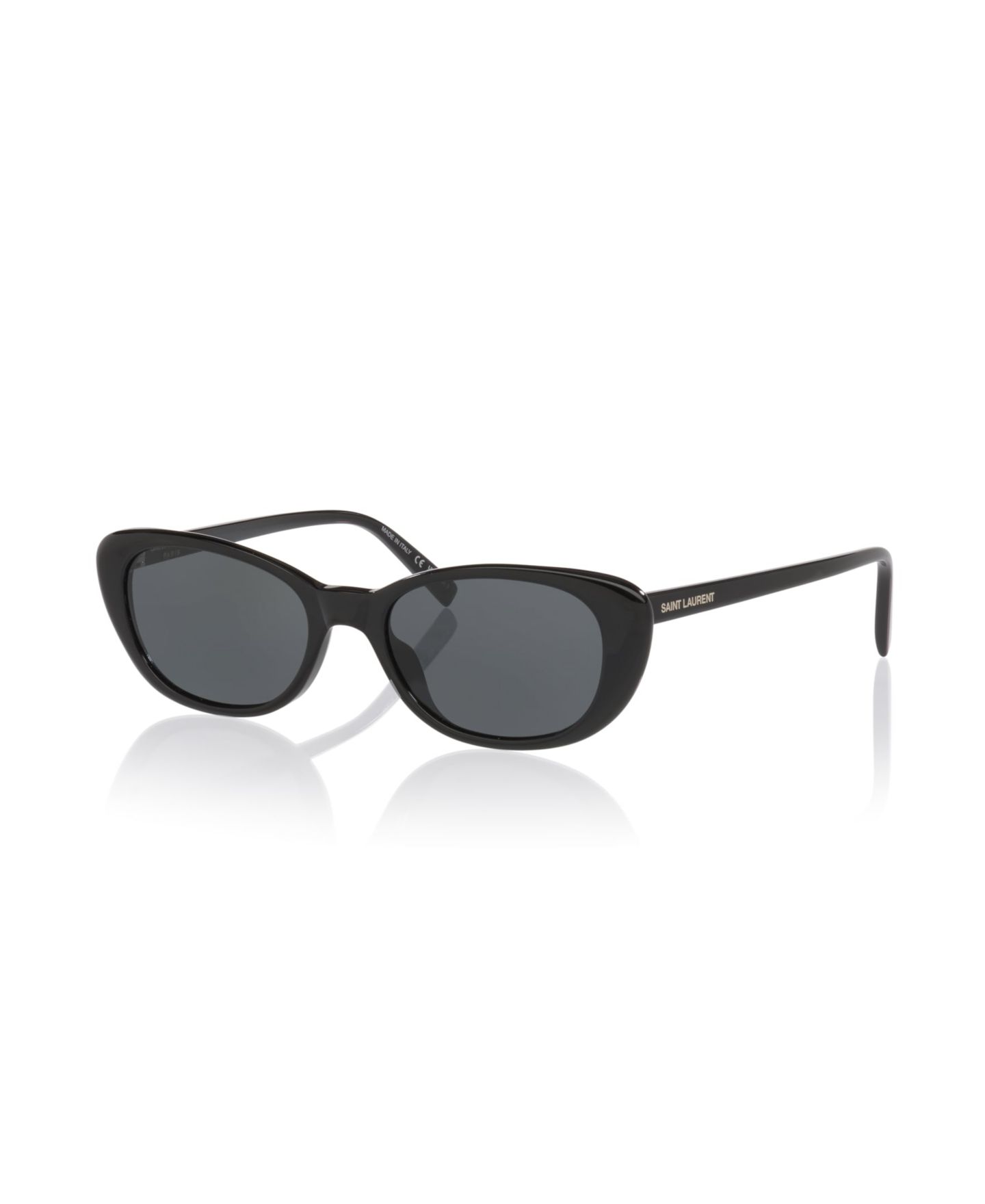 Женские солнцезащитные очки Saint Laurent Cat Eye Sunglasses, SL822 YS000876, цвет: Чёрный — фото 1