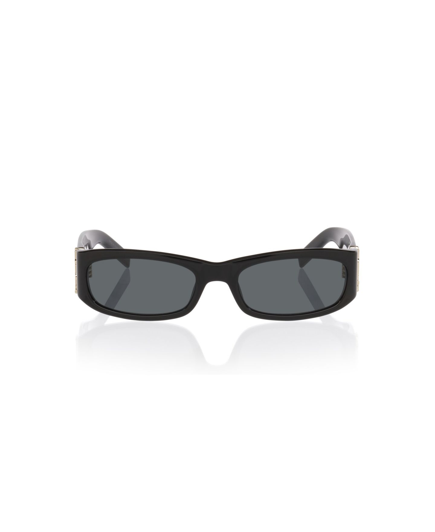 Солнцезащитные очки Saint Laurent Unisex Rectangle Sunglasses, SLM152 YS000914, цвет: Чёрный — фото 2