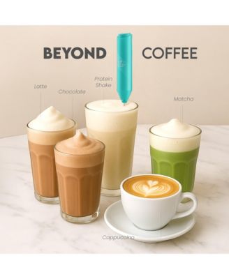 FrothMate Powerful Portable & Compact Milk Frother - No Stand Electric Whisk