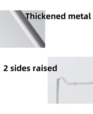 2-Tier Laundry Hamper Sorter, Rolling Laundry Baskets with Wheels, Removable, Stackable Laundry Cart with Hanging Bar for Small Space, Dorm