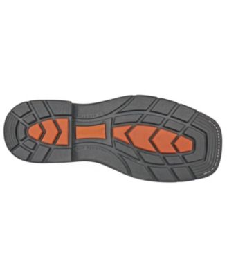 Men's HOSS Brisbee Lacer 8 Inch Distressed Lace Up Kiltie Composite Toe Work Boot