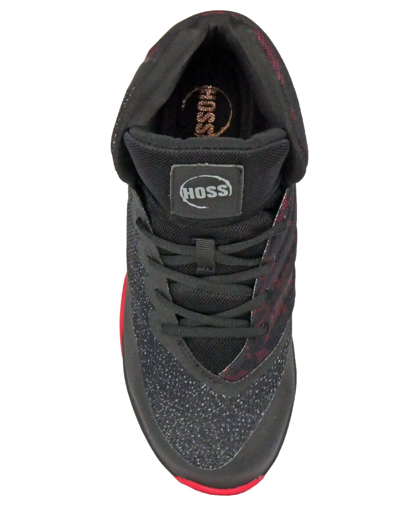 Мужские кроссовки Hoss Boot Company Rim Fly Composite Toe Lightweight Athletic Work Shoe, цвет: Чёрный / Красный — фото 6