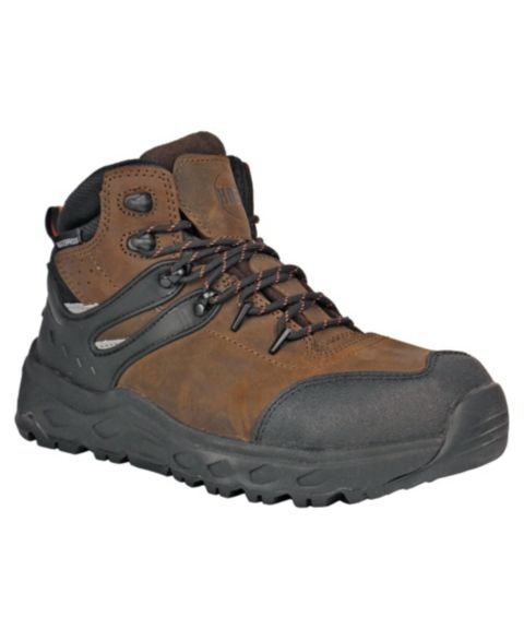 Мужские кроссовки Hoss Boot Company Buster Low Composite Toe Athletic Work Shoe, цвет: Коричневый / Чёрный