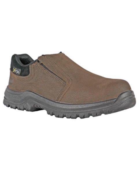 Мужские туфли Hoss Boot Company Worker Slip On Composite Toe Met Guard Work Shoe, цвет: Коричневый