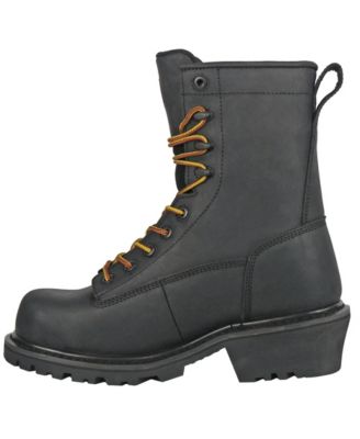 Men's Cross-Cut Logger Composite-Toe Work Boots