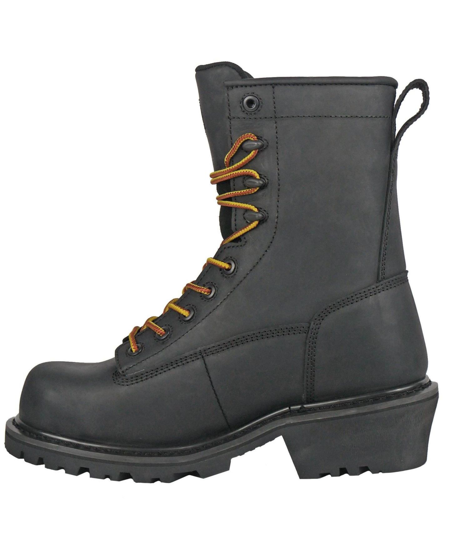Мужские ботинки Hoss Boot Company Cross-Cut Logger Composite-Toe Work Boots, цвет: Чёрный — фото 3