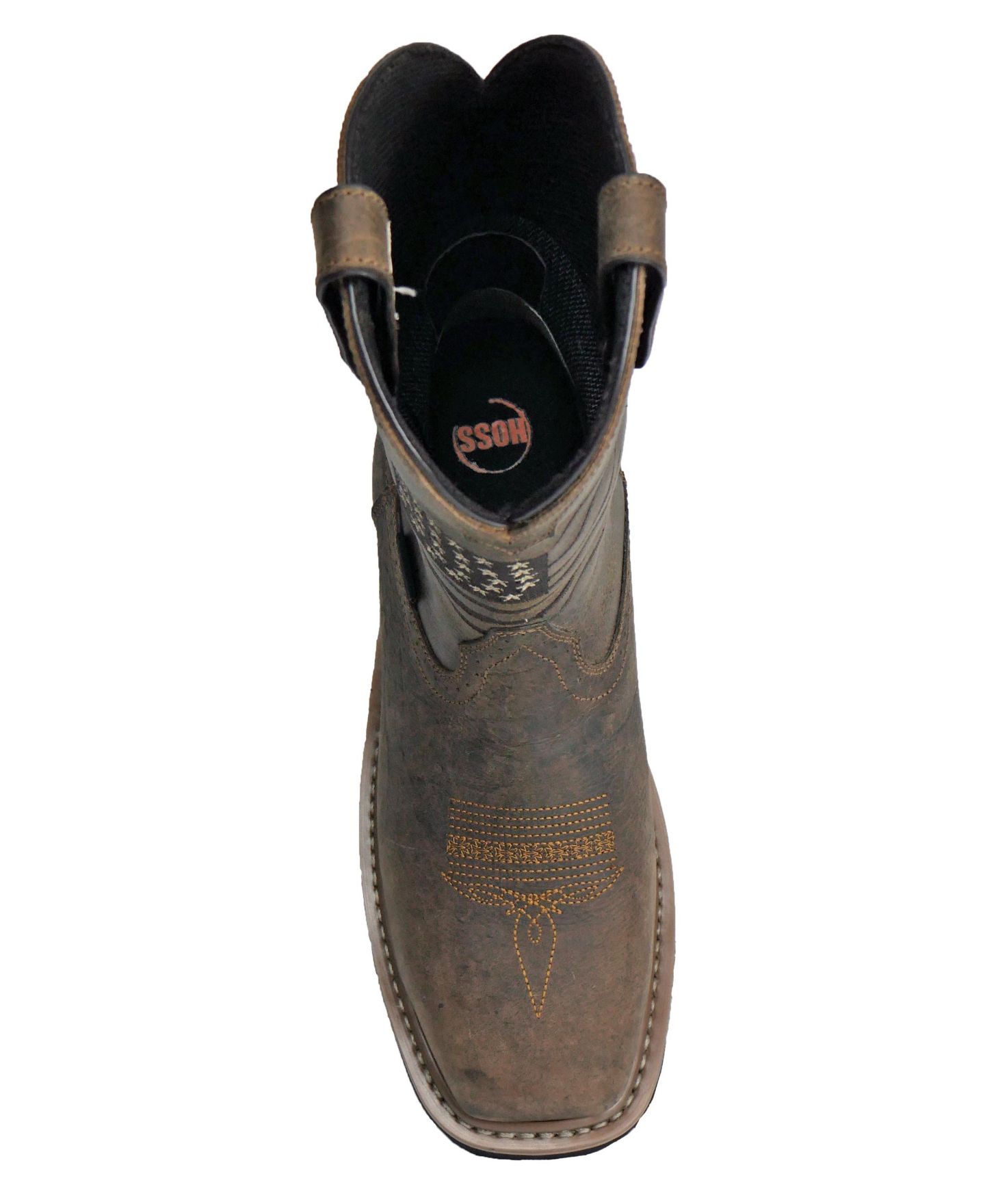 Мужские ботинки Hoss Boot Company Rushmore Soft Toe Puncture Resistant Work Boot, цвет: Коричневый — фото 6