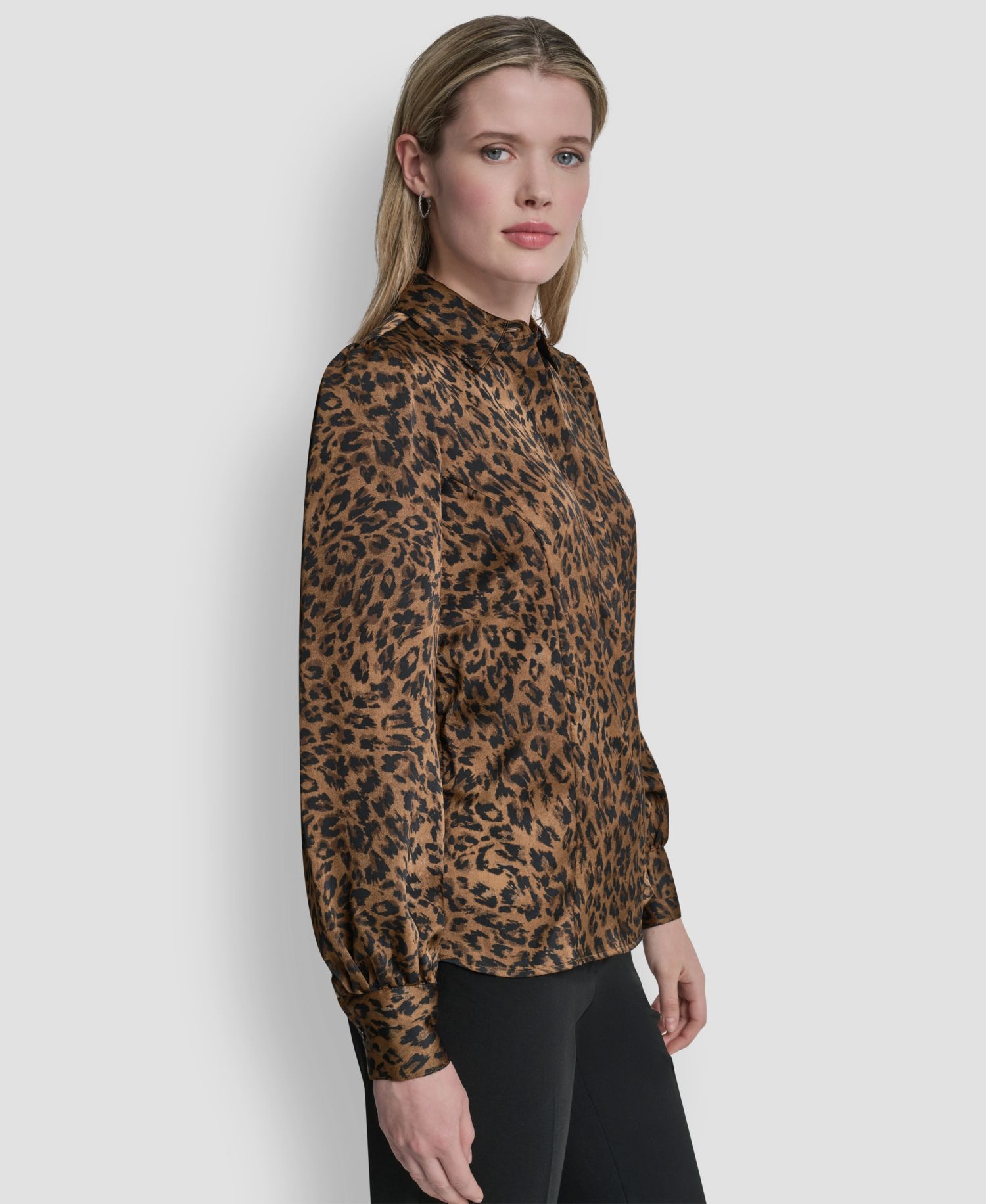 Women's Princess Seamed Long-Sleeve Blouse
