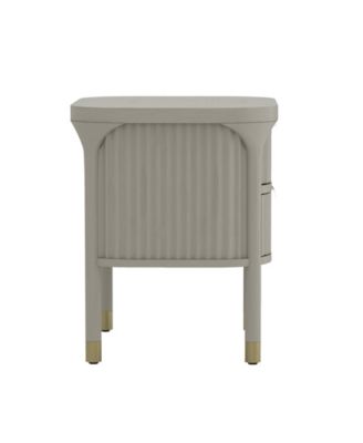 Park 24" Rubberwood 2-Drawer Nightstand