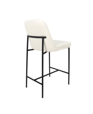 Loft Faux Leather Upholstered Counter Stools, Set of 2