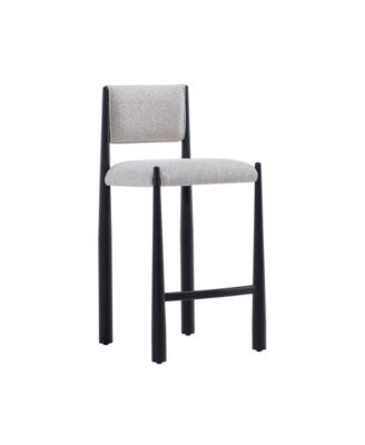 Lennor 37.4" Boucle Upholstered Counter Stool