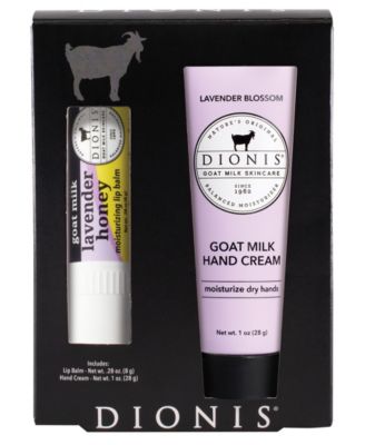 2-Pc. Lavender Honey Goat Milk Lip Balm and Hand Cream Set