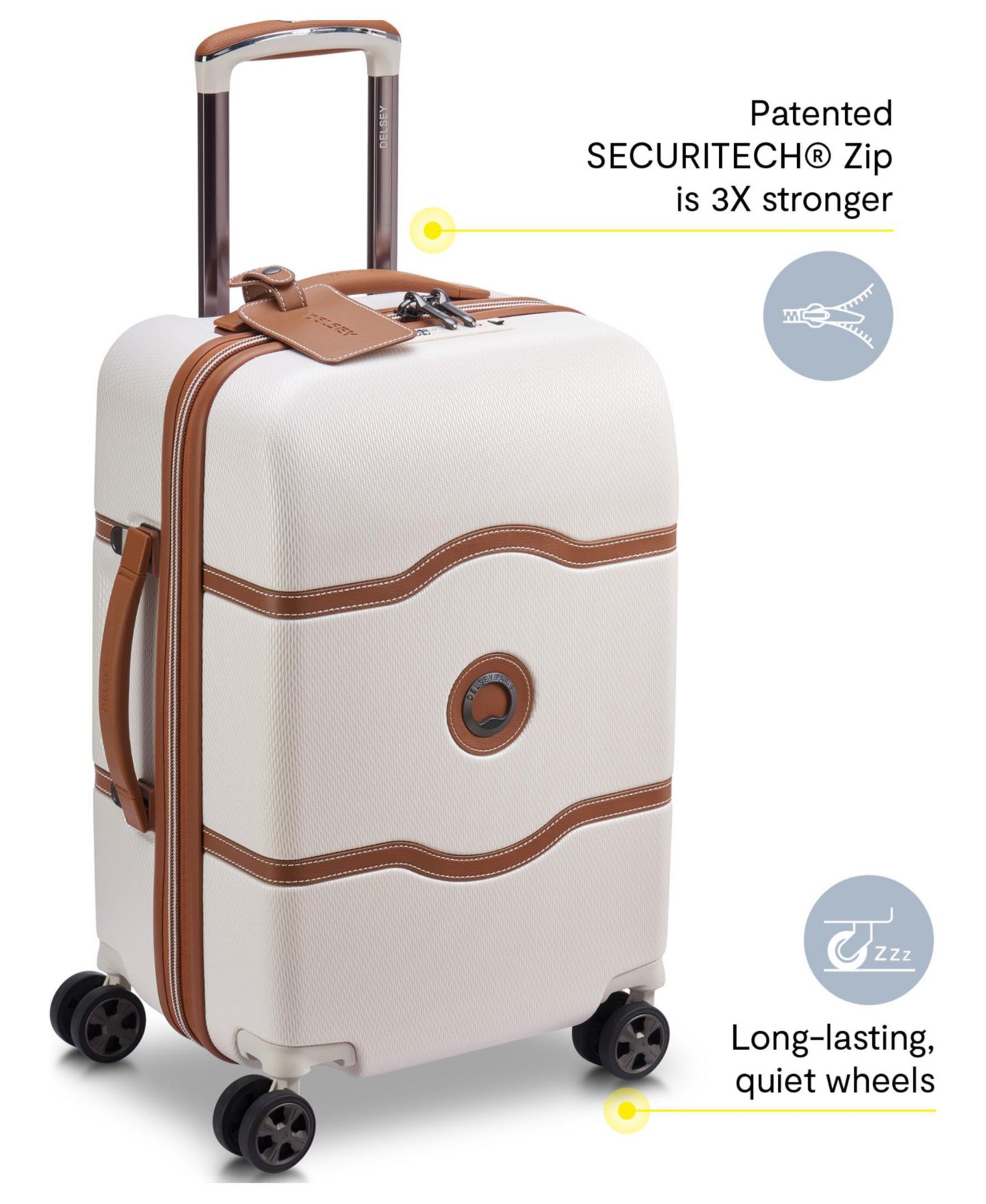Чемодан Delsey Paris Delsey Chatelet Air 2.0 International Carry-on Spinner, цвет: Ангора — фото 2