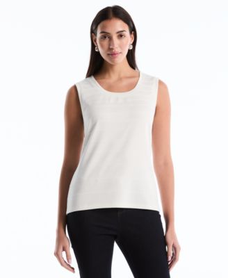 Petite Ottoman Knit Sleeveless Top