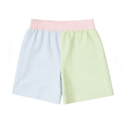 Baby Boys Stripe Seersucker Swim Trunk