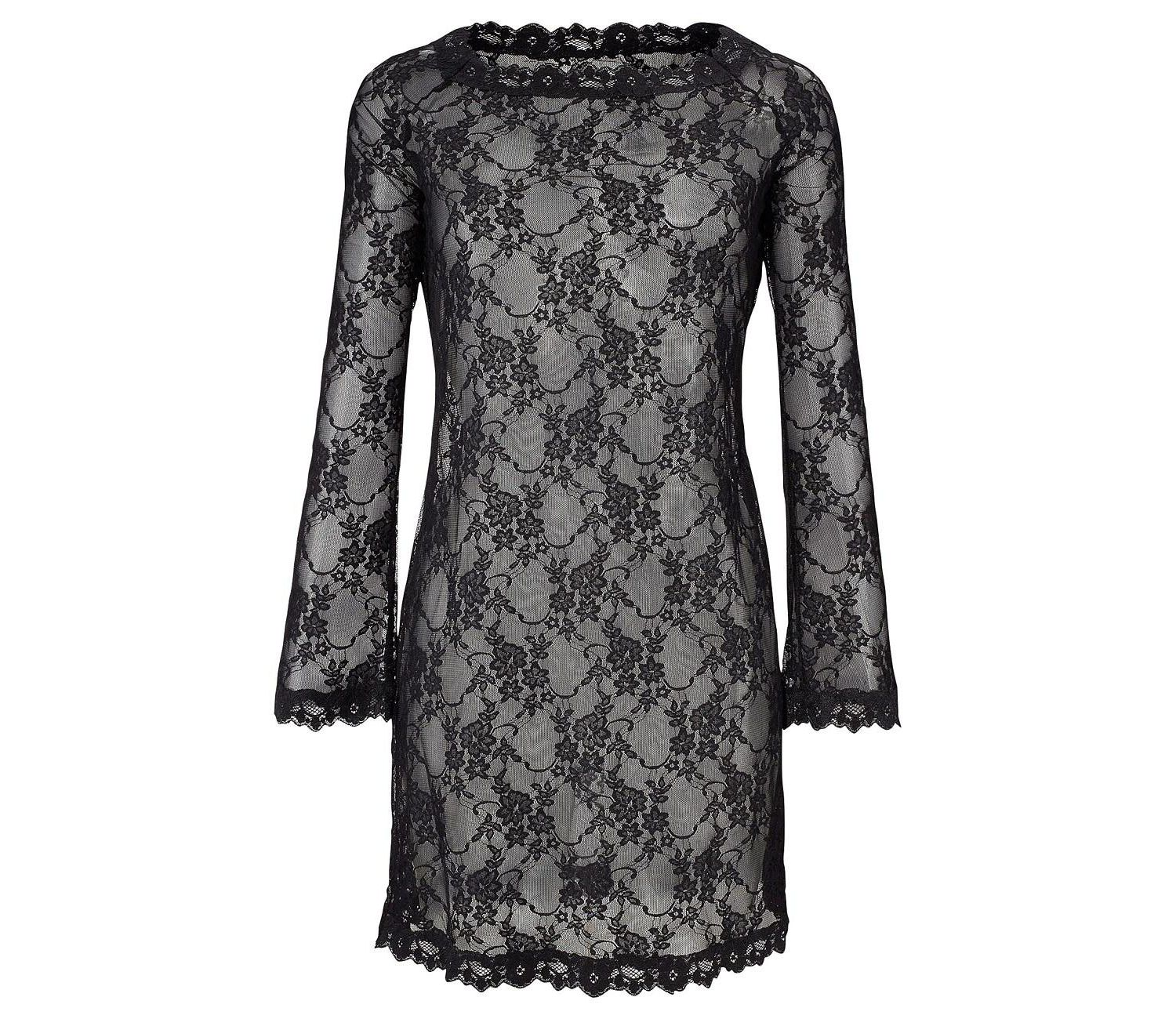 Women's Long Sleeve Lace Everyday Comfort Negligee