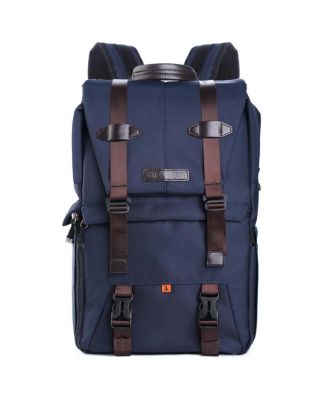 Multi-Functional Waterproof Camera Travel Backpack with Tripod Holder and Laptop Compartment, Large, Blue