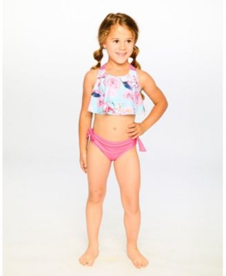 Girl Two-Piece Swimsuit Flamingo Print