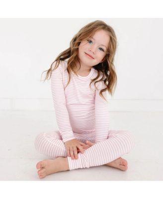 Baby Girls Ballet Stripe Pajama Set