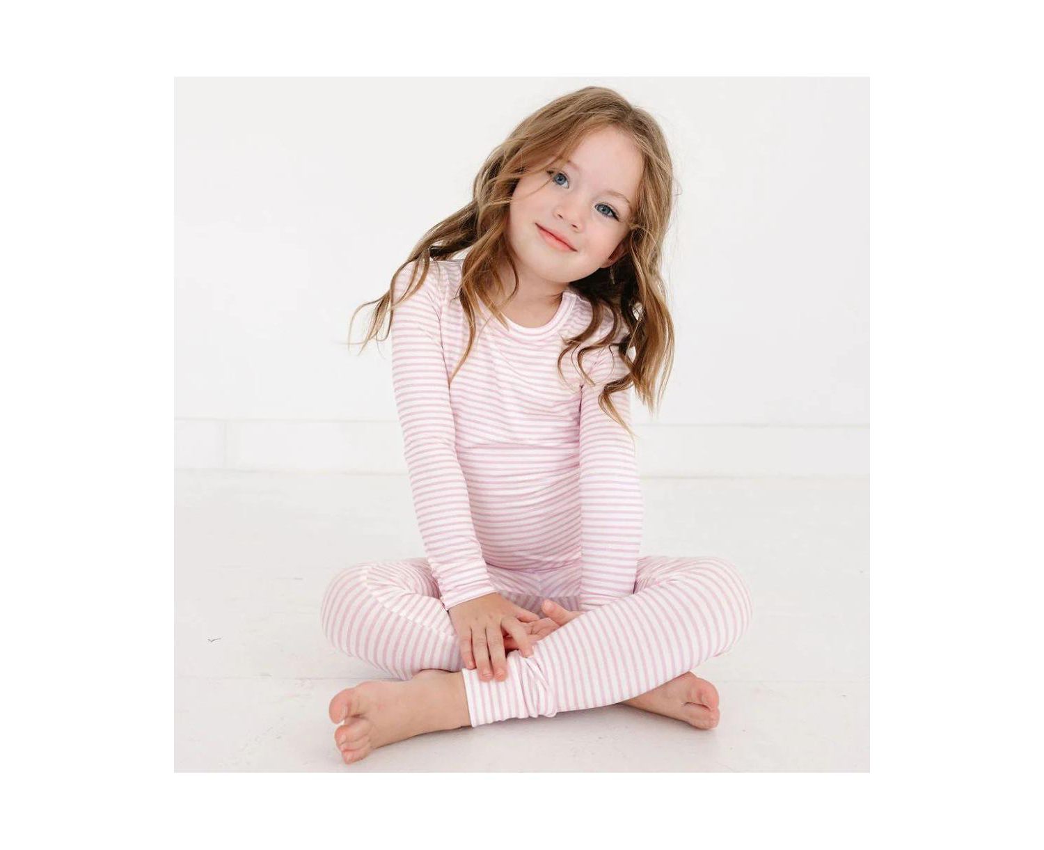Baby Girls Ballet Stripe Pajama Set