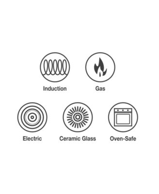 Utsava Tri-Ply Clad Stainless Steel 8" Grill Pan