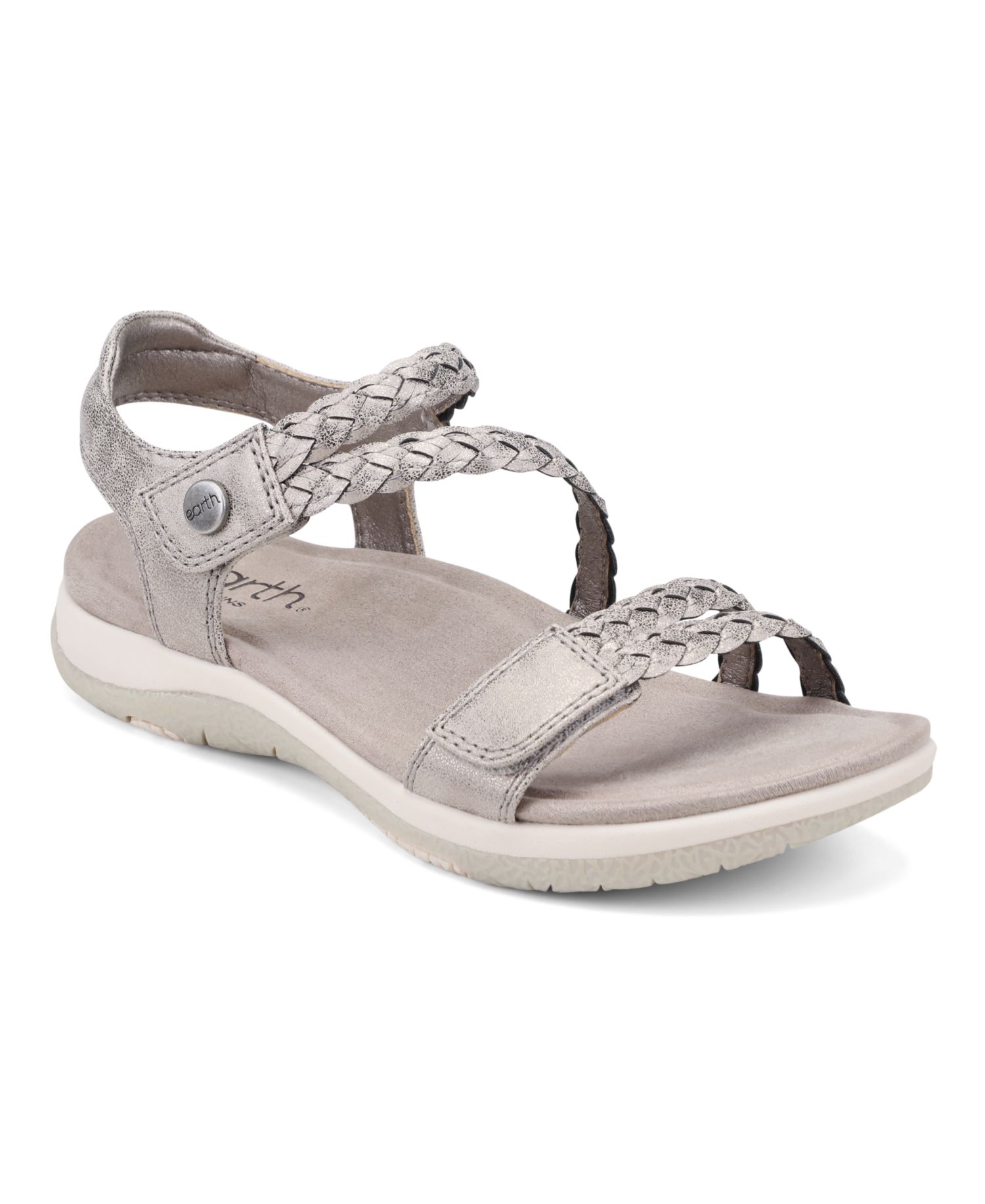 Women's Stellon Braided Strappy Flat Sandals