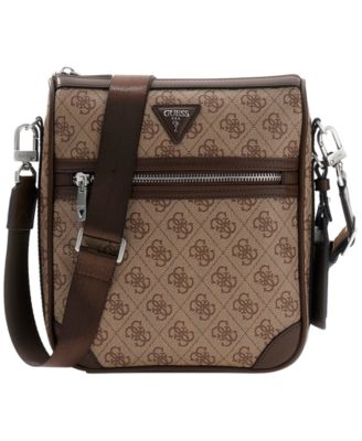 Men's Milano Monogram Pattern Crossbody Bag