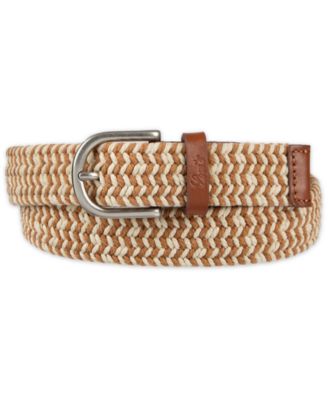 Women's Fully Adjustable Two-Tone Braided Rope Belt