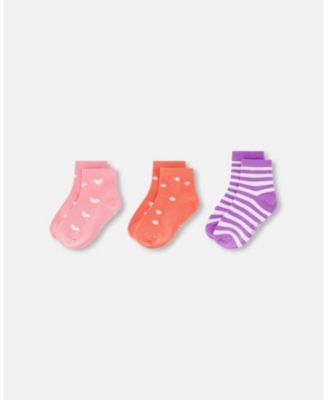 Toddler| Little Girl 3 Pairs Socks