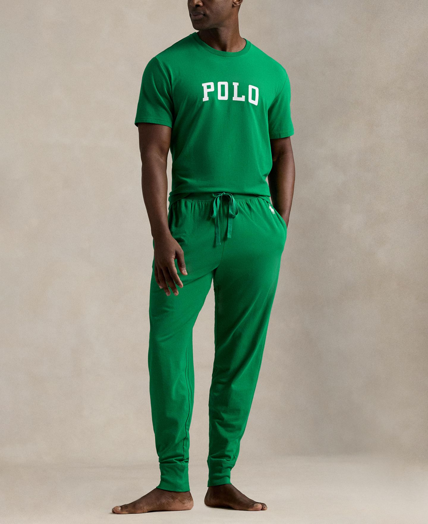 Пижамные брюки Regular-Fit для мужчин — Polo Ralph Lauren, цвет: Белый — фото 2